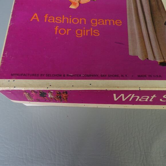 1969 What Shall I Wear Board Game Selchow & Righter - Picture 13 of 13
